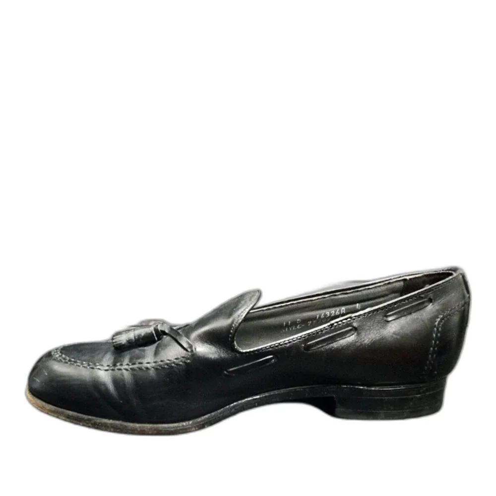 FootJoy Classics Men's Black Leather Tassel Loafer Shoes Size 11D Style 75309